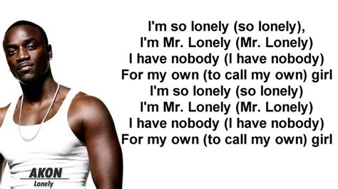 akon - lonely lyrics